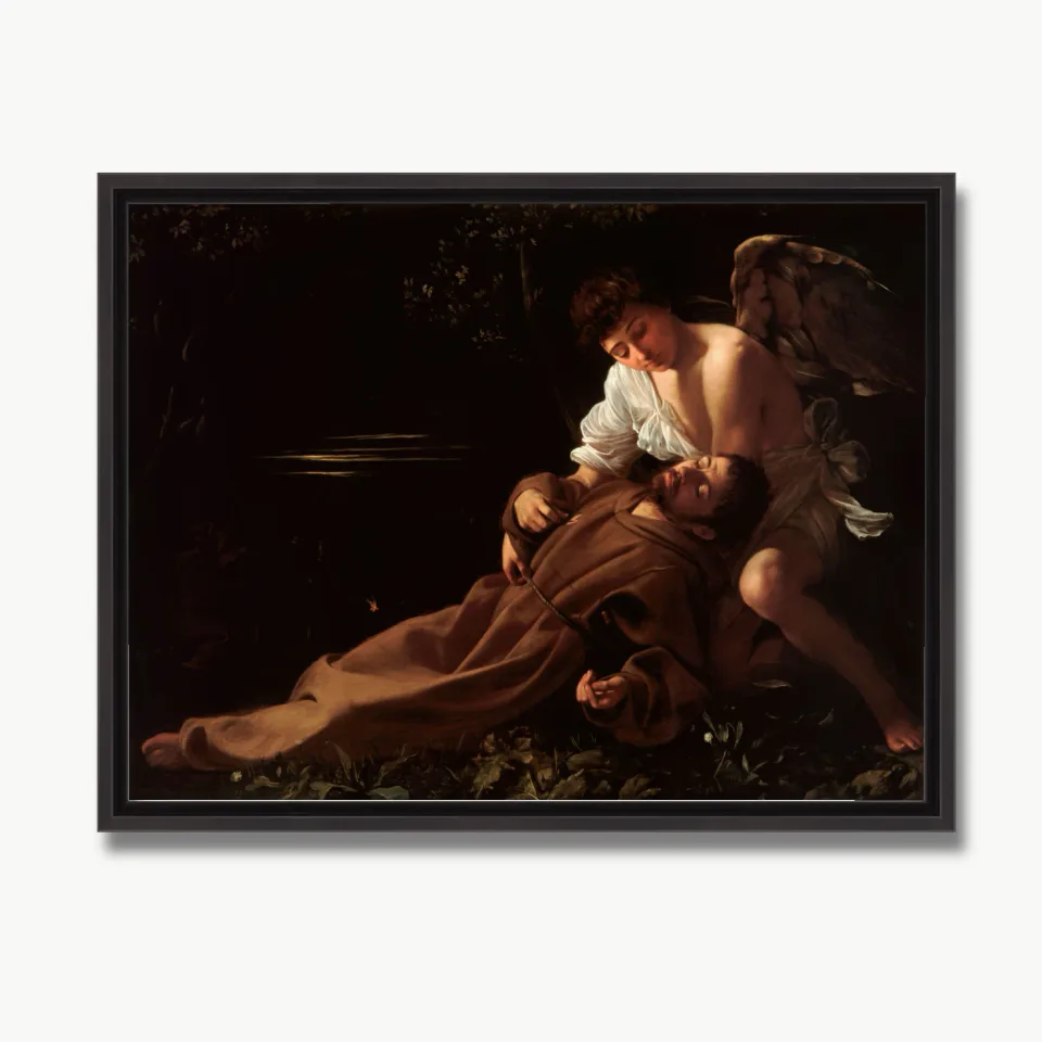 Saint Francis and the Angel in Classical Baroque Composition