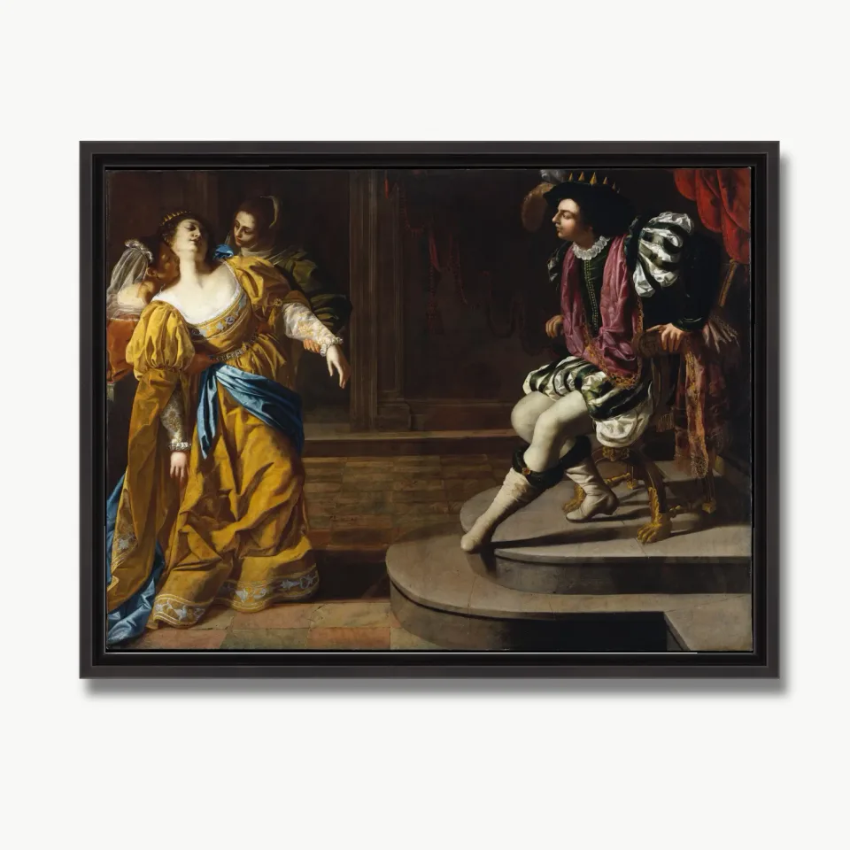 Classical Drama Royal Audience Painting Print