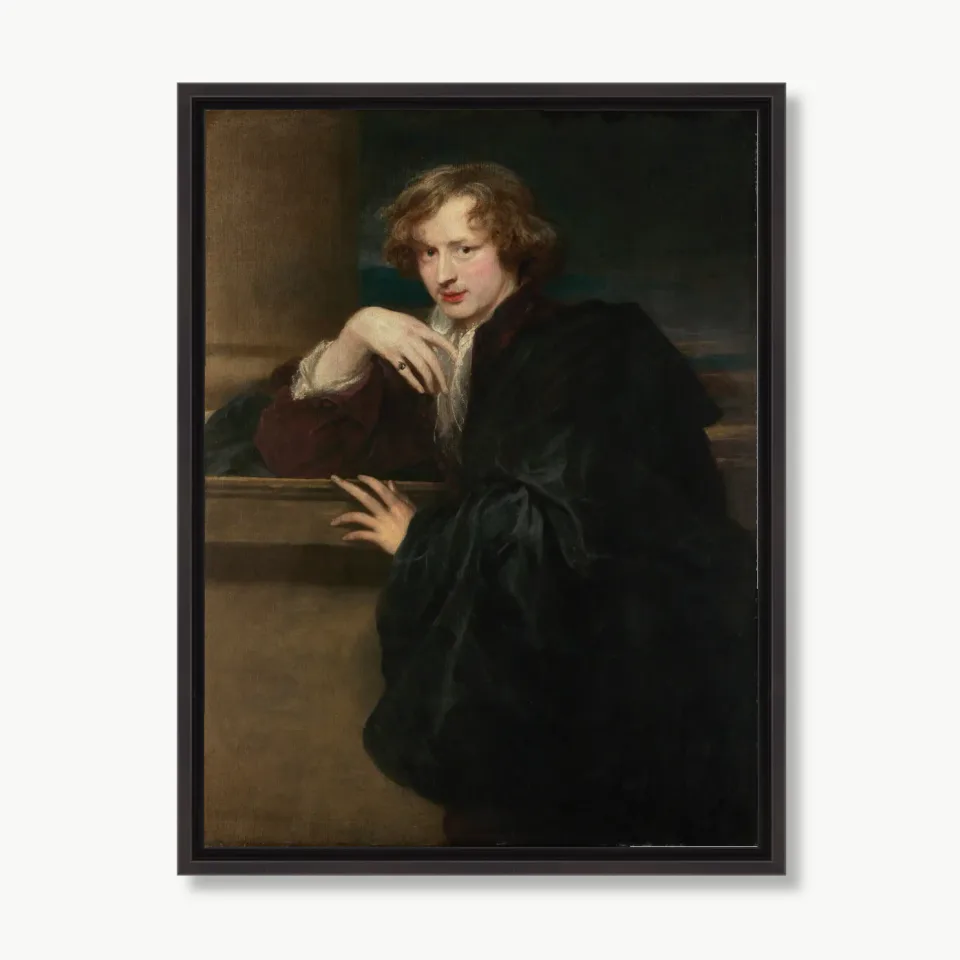 Retrato Clássico de um Jovem com Vestes Escuras
