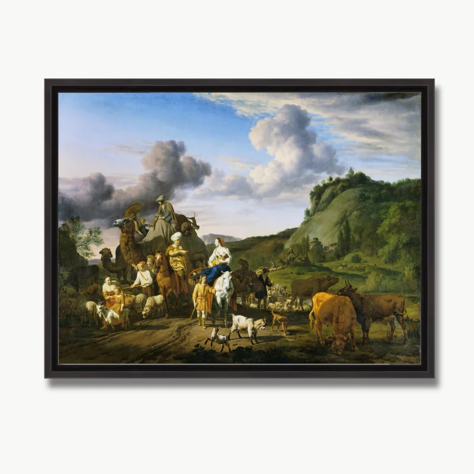Landscape with a Caravanserai and Animals